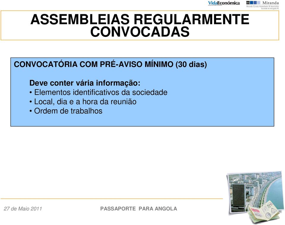 informação: Elementos identificativos da