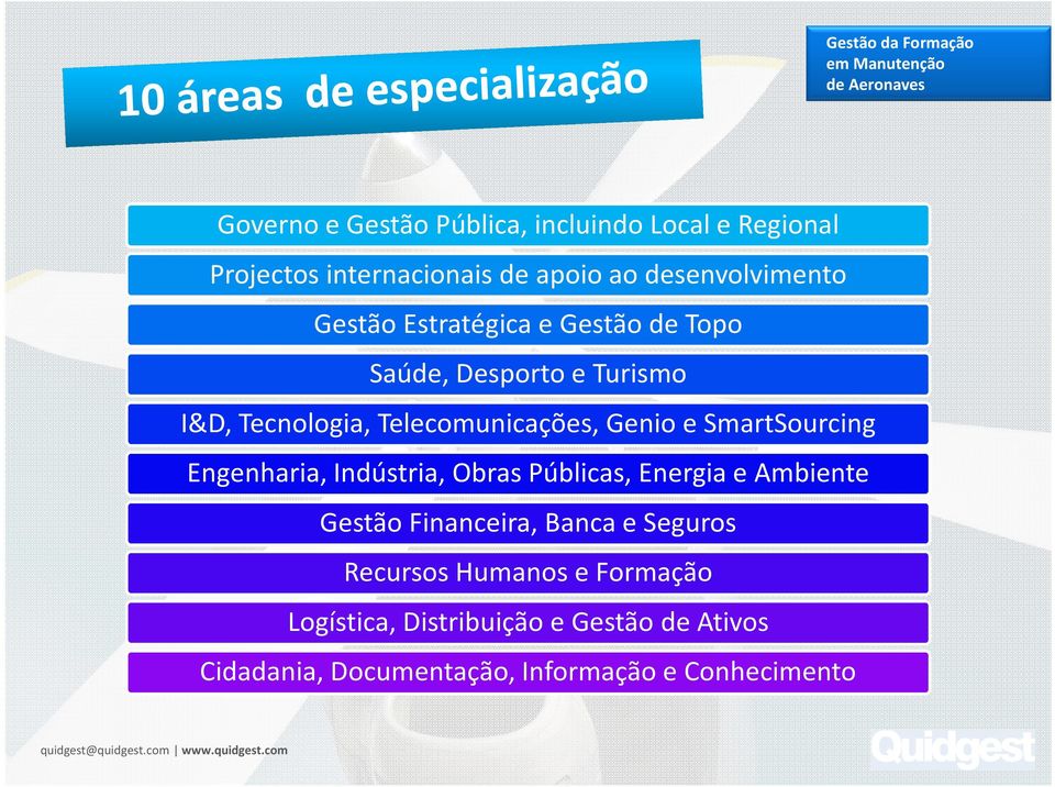 Genio e SmartSourcing Engenharia, Indústria, Obras Públicas, Energia e Ambiente Gestão Financeira, Banca e Seguros