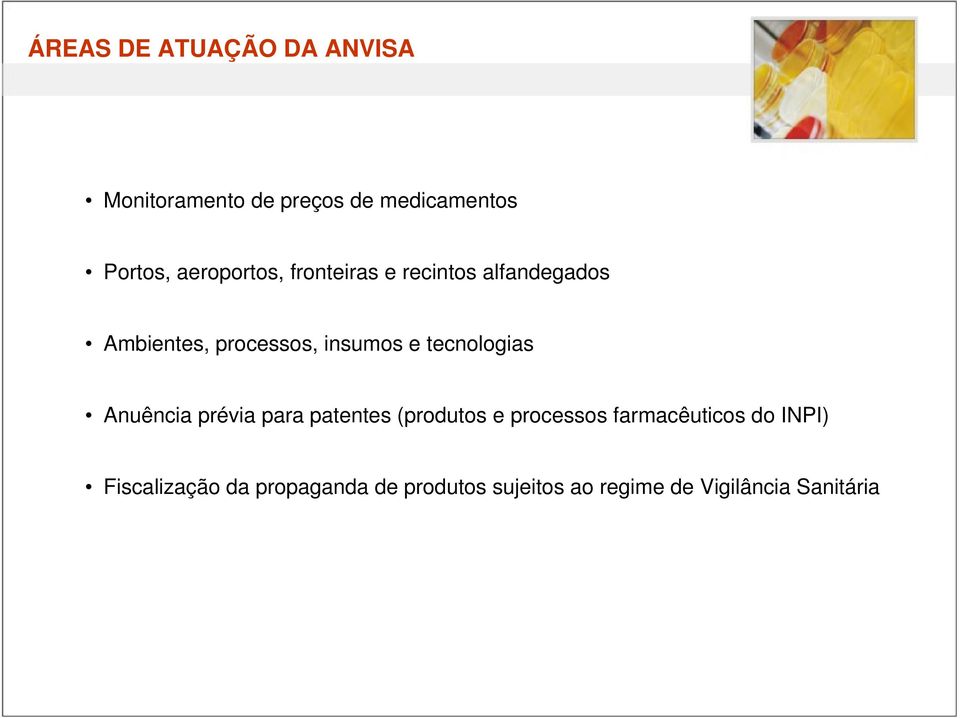 tecnologias Anuência prévia para patentes (produtos e processos farmacêuticos do