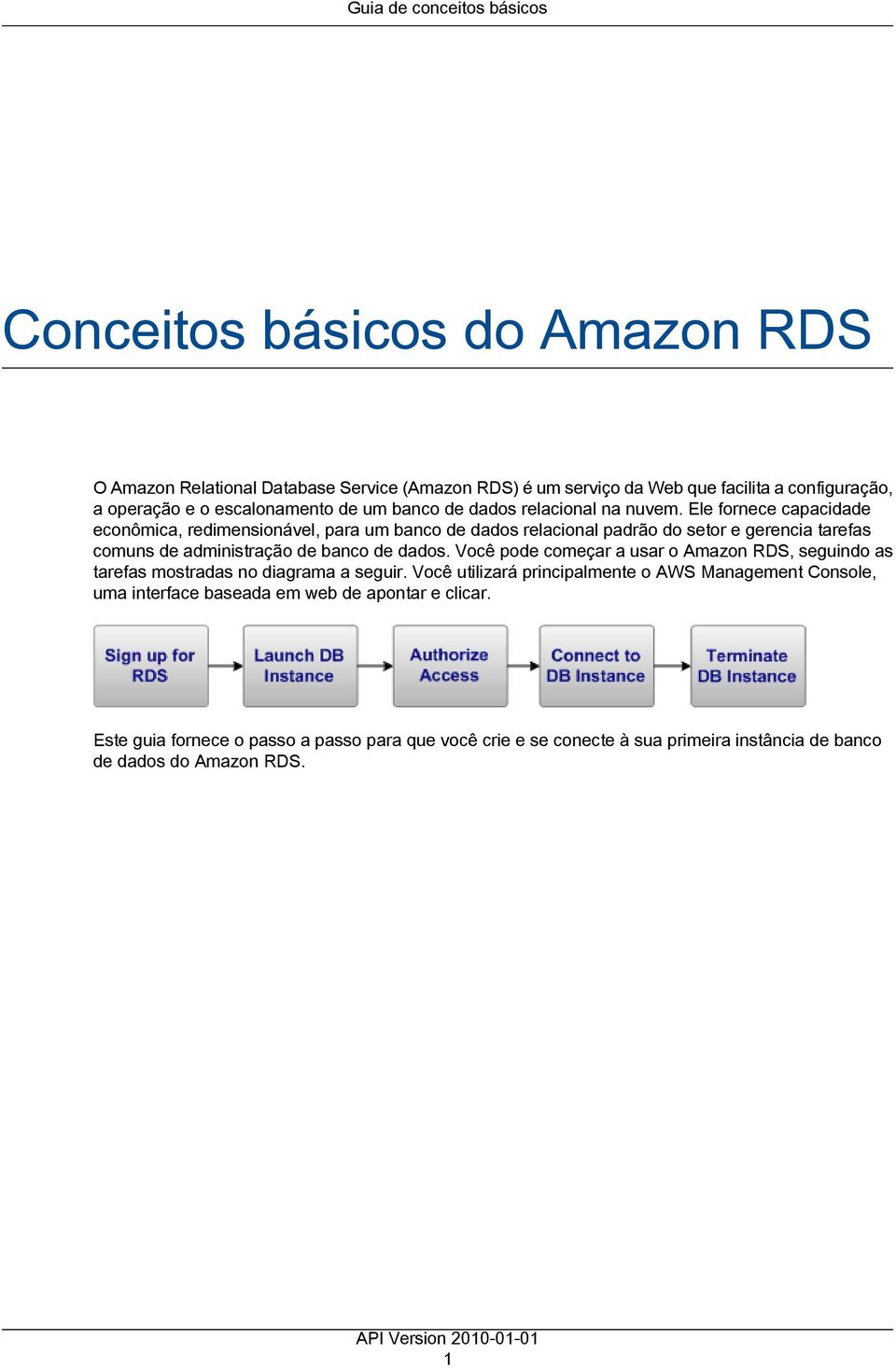 Ele fornece capacidade econômica, redimensionável, para um banco de dados relacional padrão do setor e gerencia tarefas comuns de administração de banco de dados.