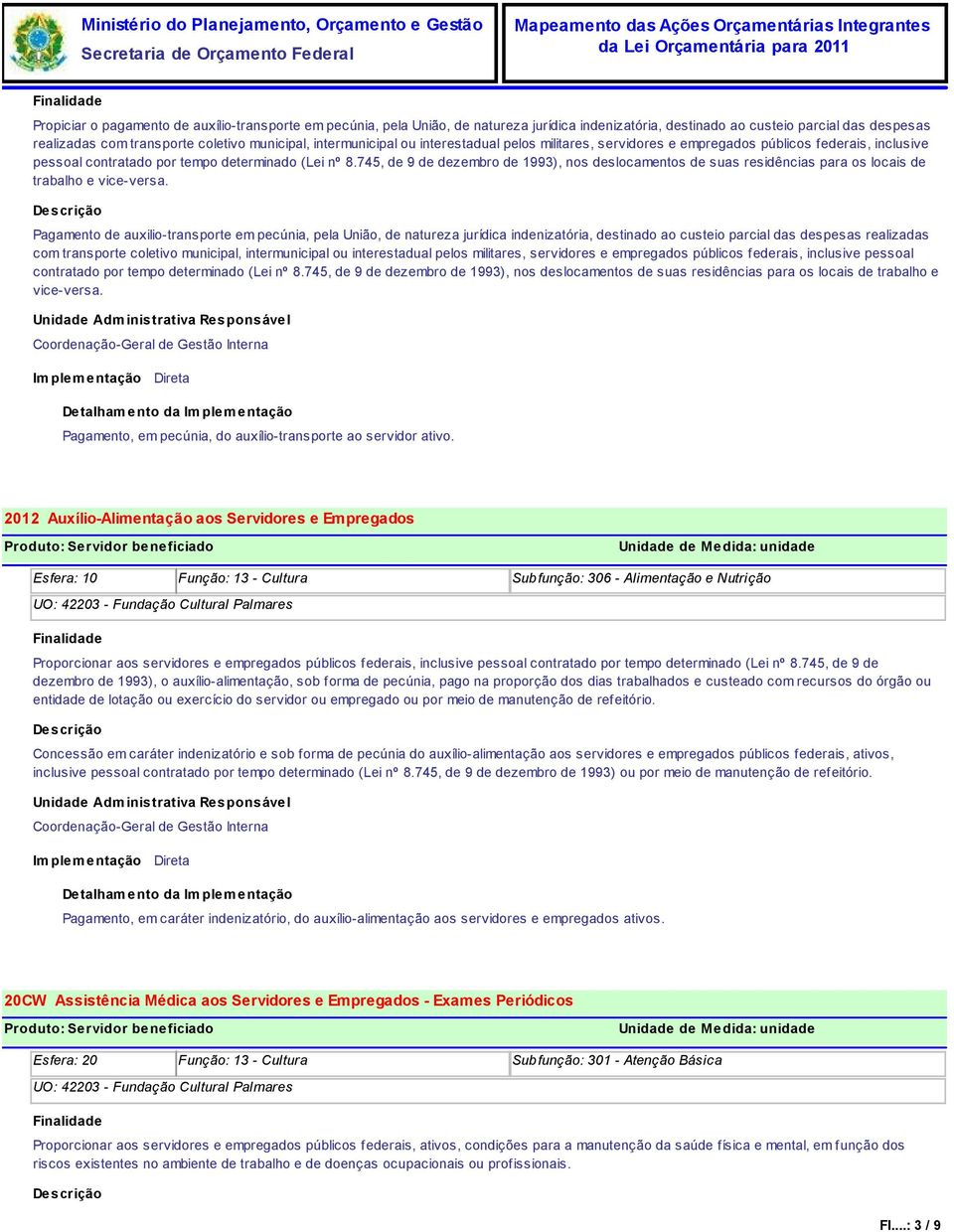 745, de 9 de dezembro de 1993), nos deslocamentos de suas residências para os locais de trabalho e vice-versa.