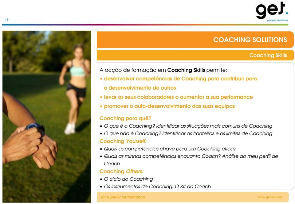 Identificar as situações mais comuns de Coaching O que não é Coaching?