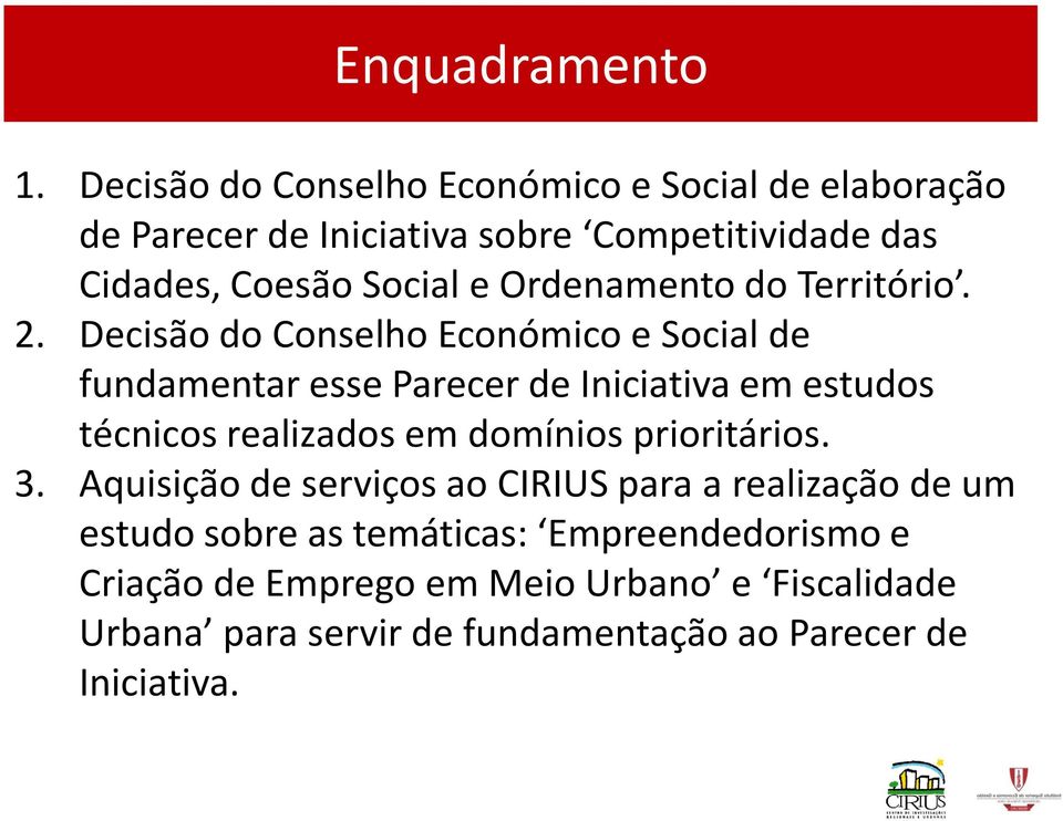 Ordenamento do Território. 2.