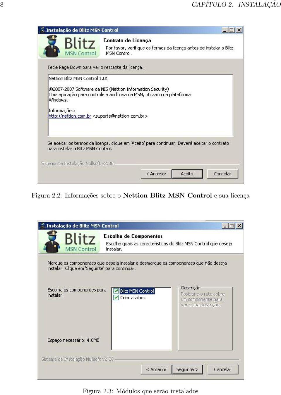 Blitz MSN Control e sua licença