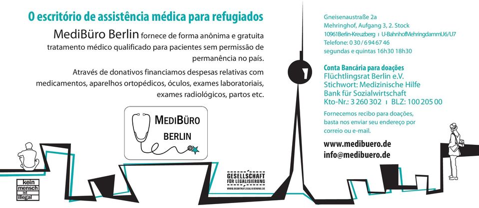 Através de donativos financiamos despesas relativas com medicamentos, aparelhos ortopédicos, óculos, exames laboratoriais, exames radiológicos, partos etc.