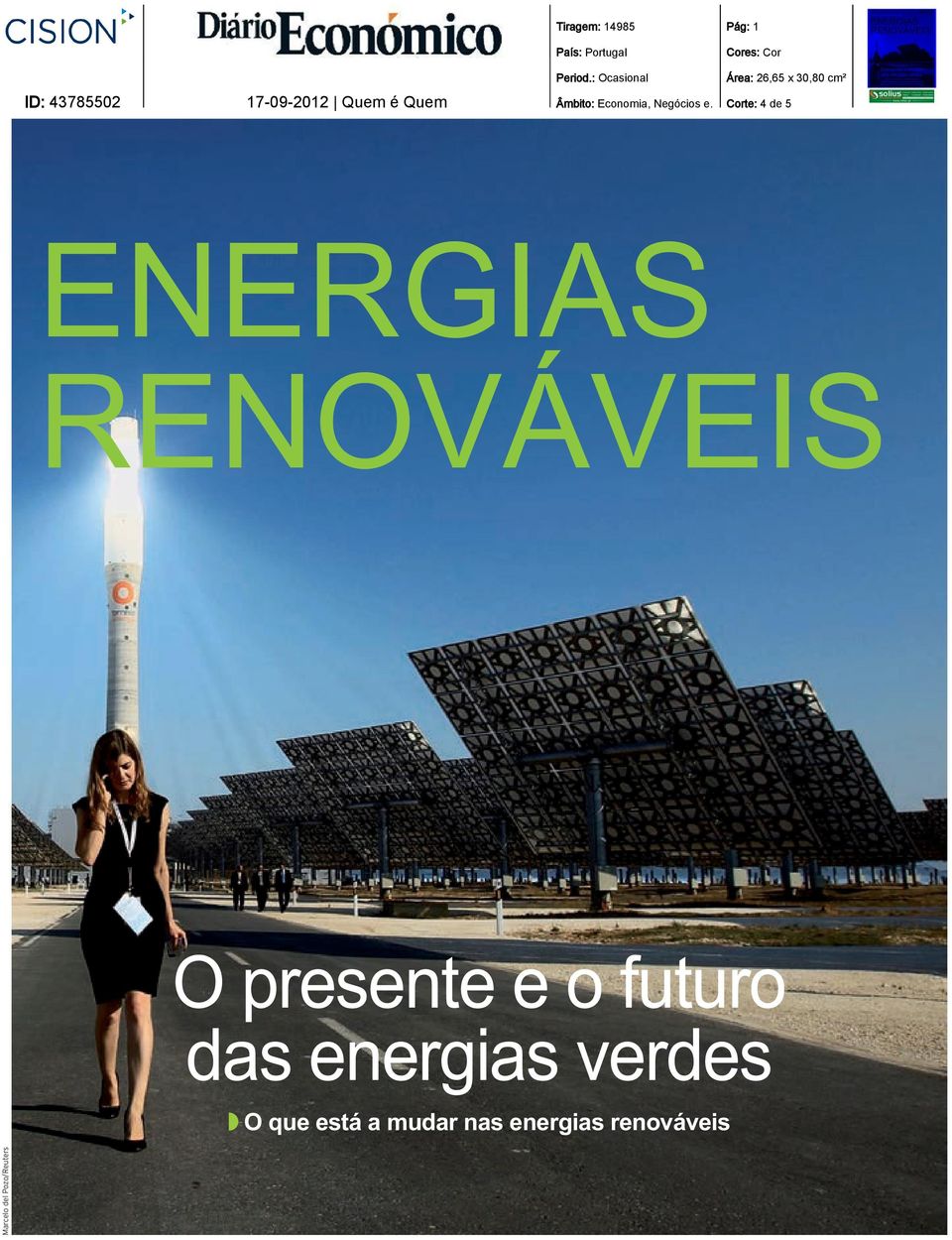 das energias verdes O que está a mudar nas