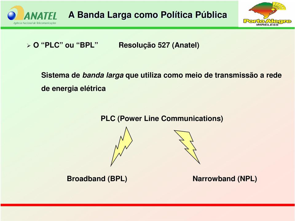 transmissão a rede de energia elétrica PLC