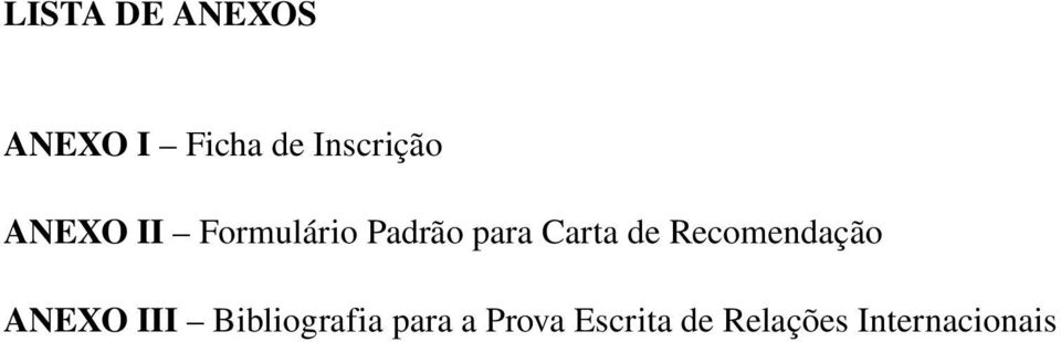 Carta de Recomendação ANEXO III