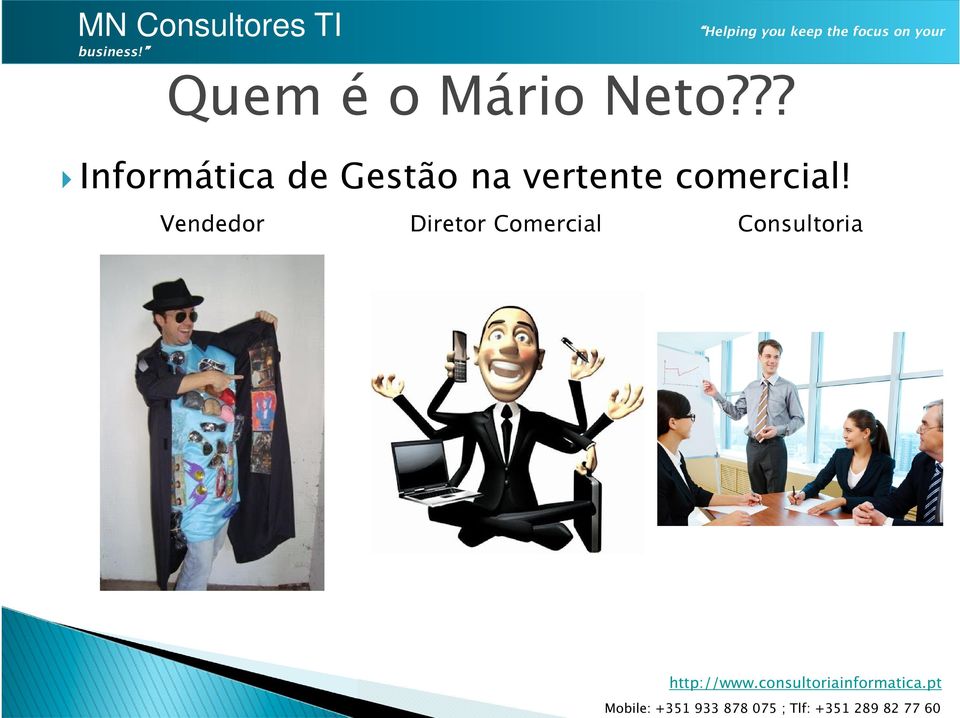 na vertente comercial!