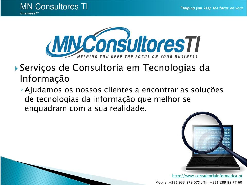 encontrar as soluções de tecnologias da