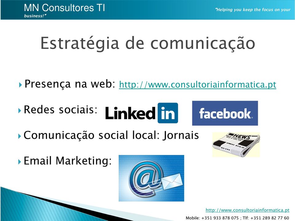 sociais: Comunicação