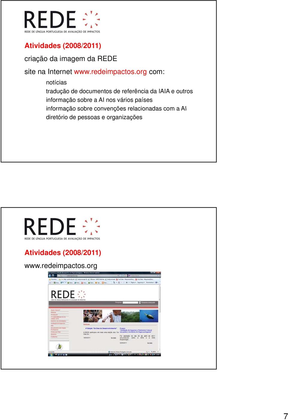 org com: notícias tradução de documentos de referência da IAIA e outros