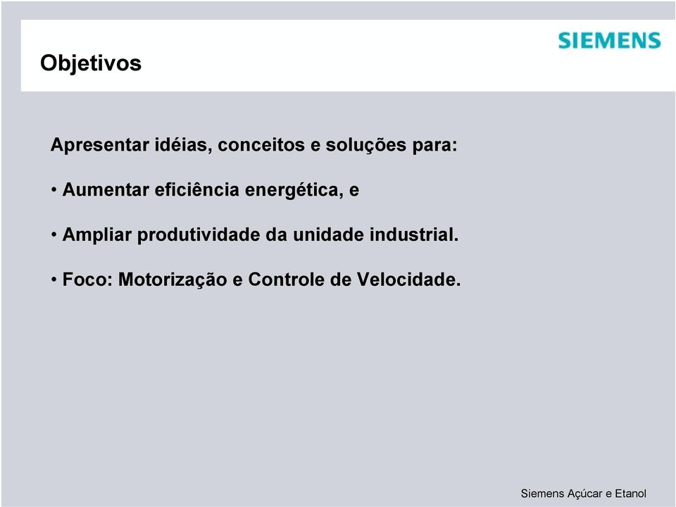 energética, e Ampliar produtividade da