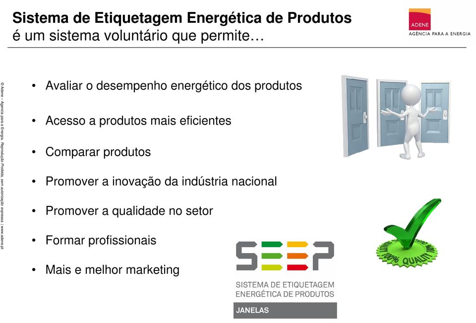 mais eficientes Comparar produtos Promover a inovação da indústria