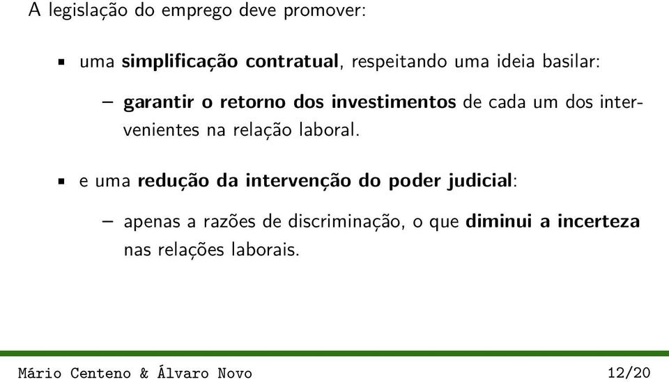 relação laboral.