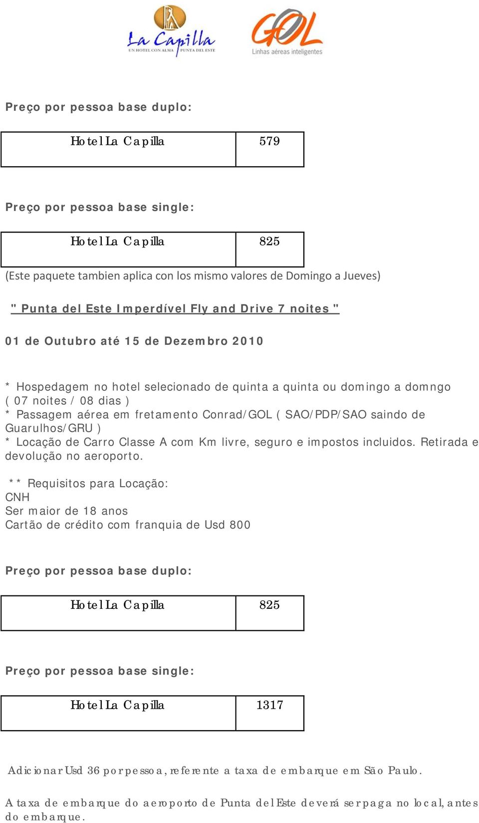 Retirada e devolução no aeroporto.