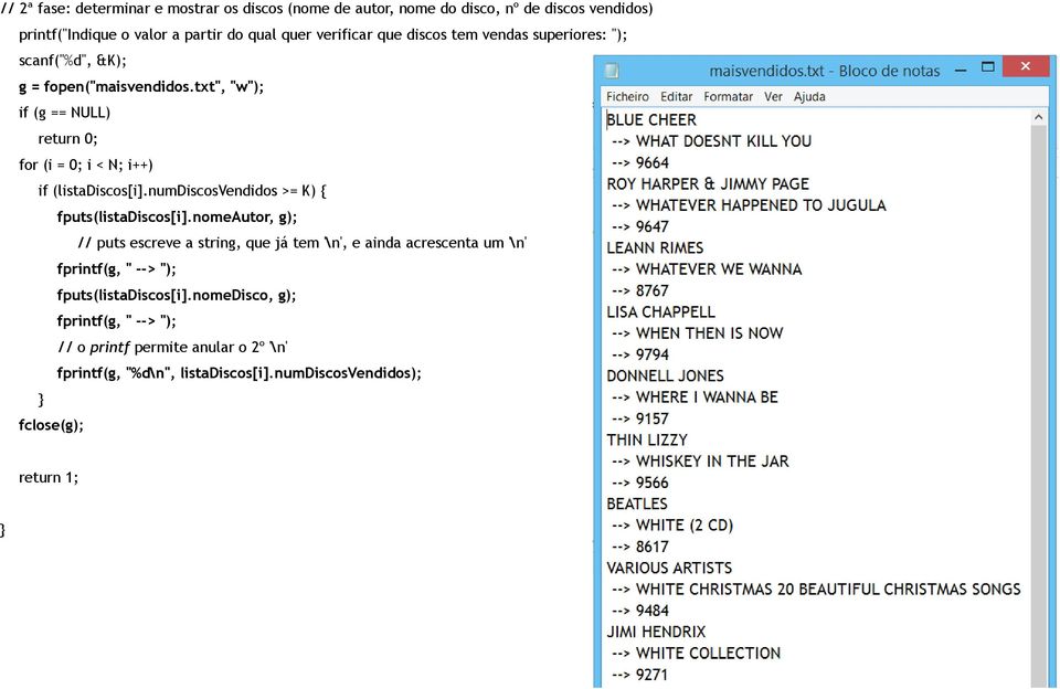 numdiscosvendidos >= K) { fputs(listadiscos[i].