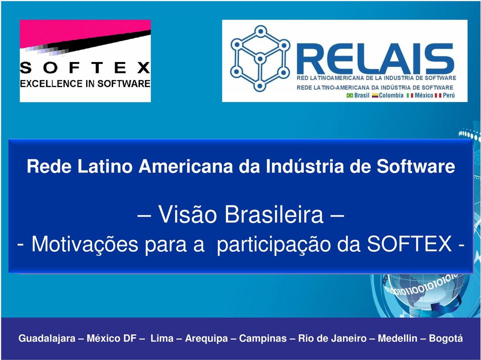 participação da SOFTEX - Guadalajara México