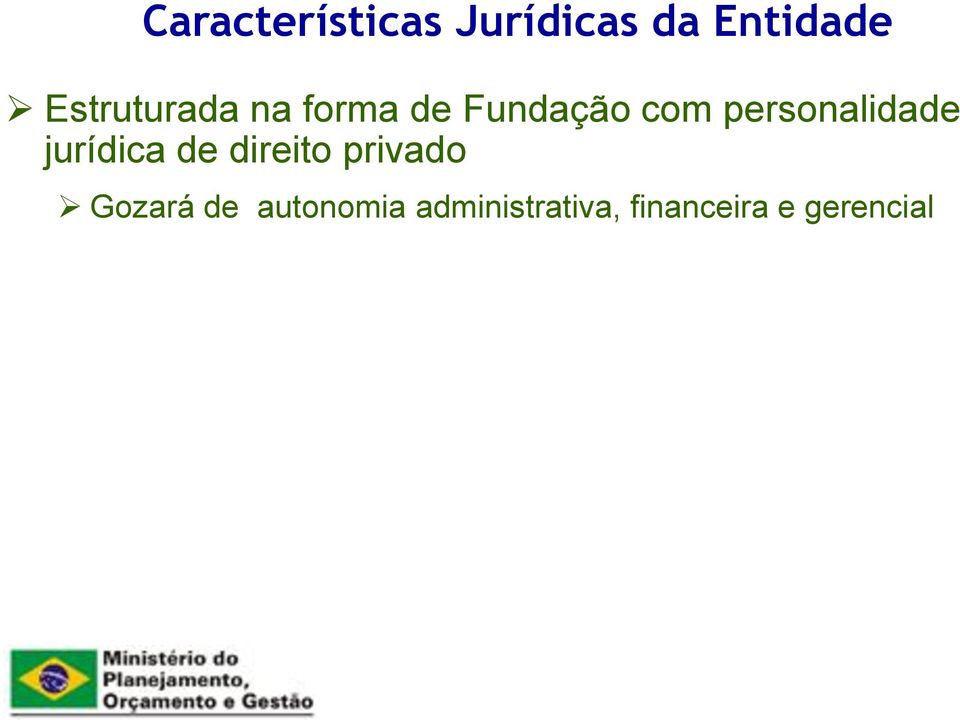 personalidade jurídica de direito privado