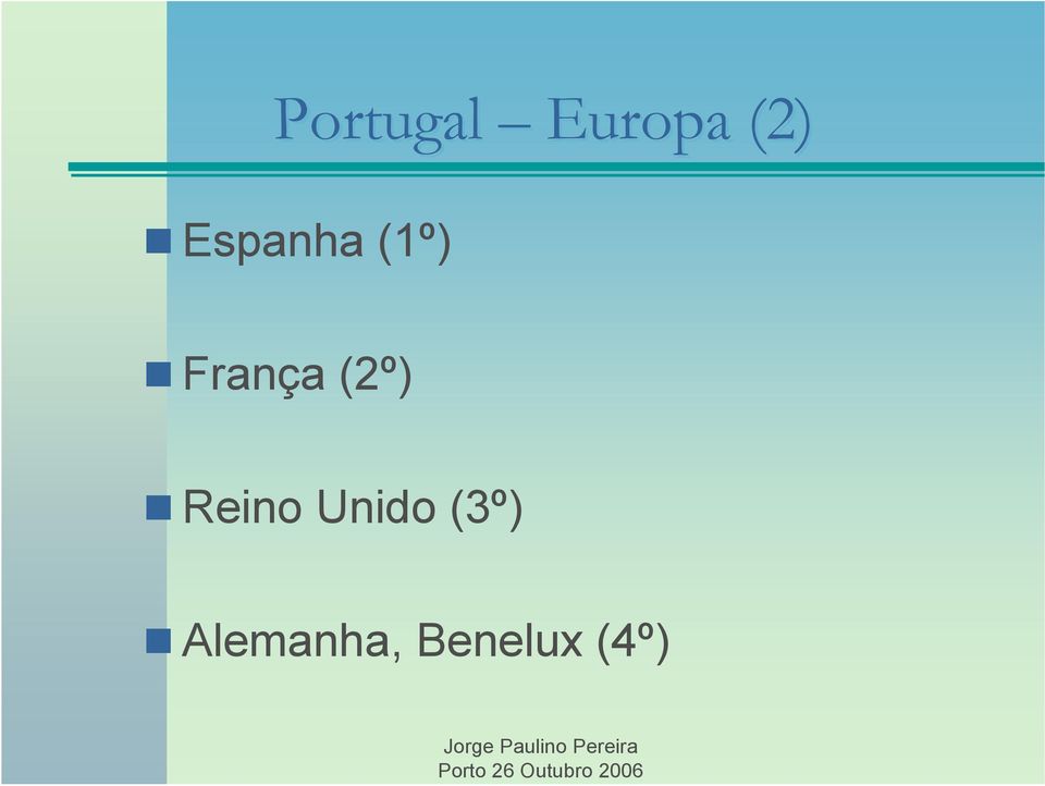 (2º) Reino Unido