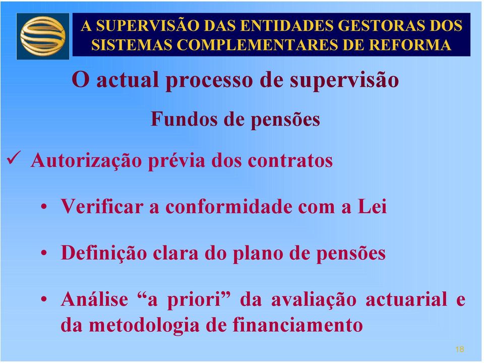 com a Lei Definição clara do plano de pensões Análise a