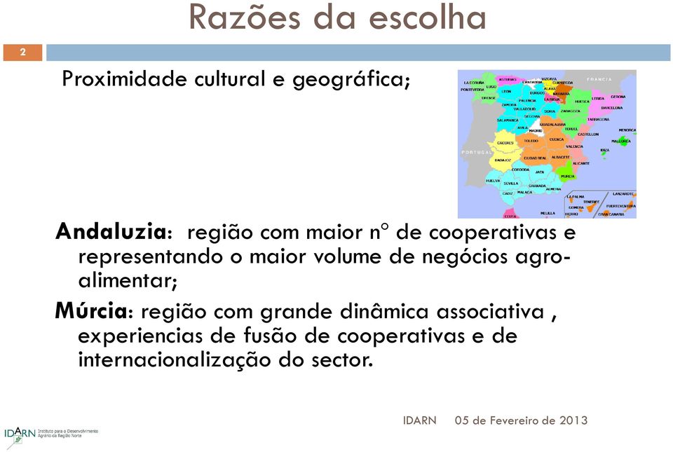 negócios agroalimentar; Múrcia: região com grande dinâmica