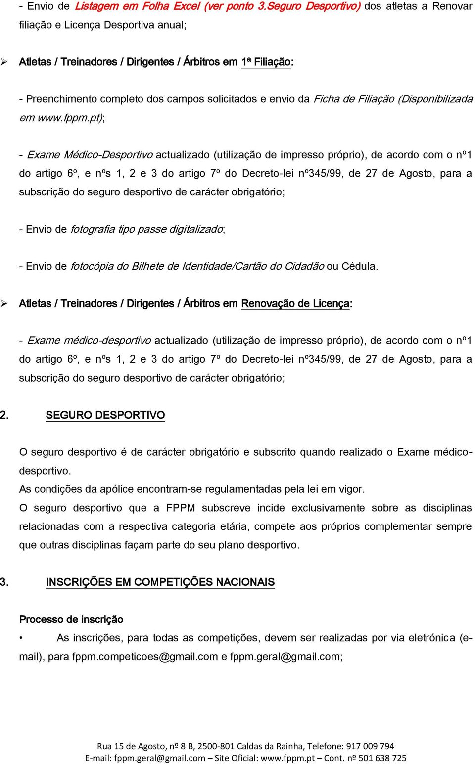 Ficha de Filiação (Disponibilizada em www.fppm.