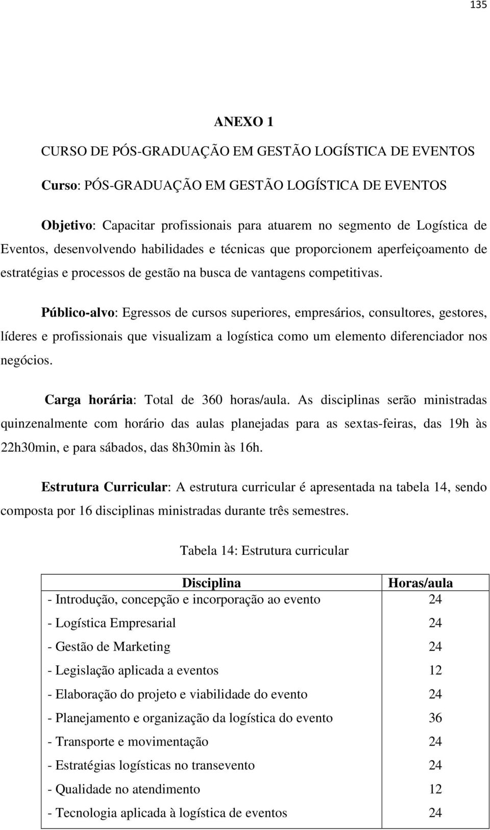 Público-alvo: Egressos de cursos superiores, empresários, consultores, gestores, líderes e profissionais que visualizam a logística como um elemento diferenciador nos negócios.