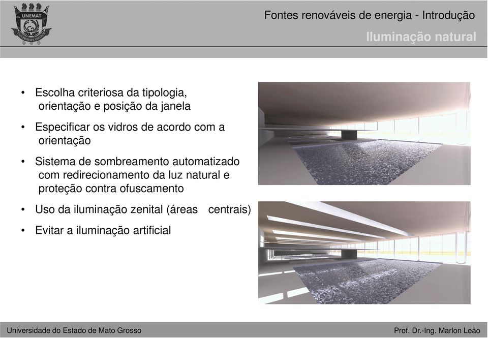 sombreamento automatizado com redirecionamento da luz natural e proteção