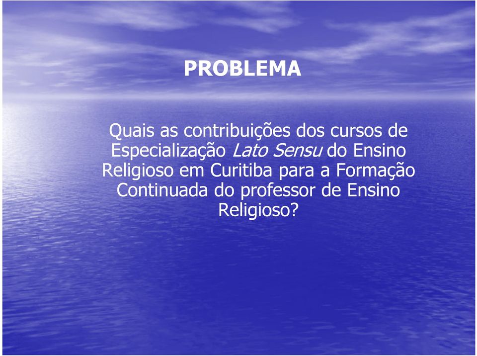 Ensino Religioso em Curitiba para a