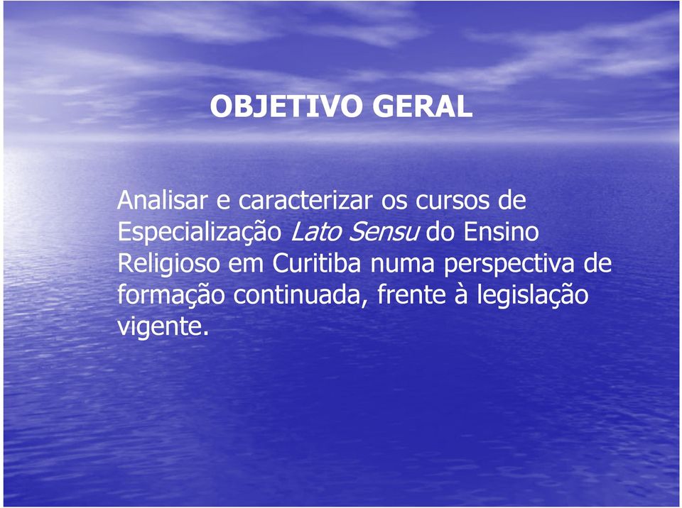 Ensino Religioso em Curitiba numa