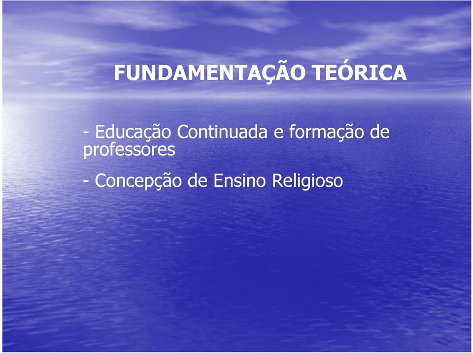 formação de professores -