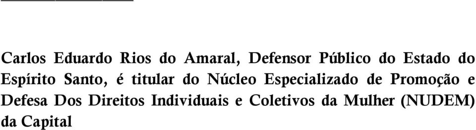 Especializado de Promoção e Defesa Dos Direitos