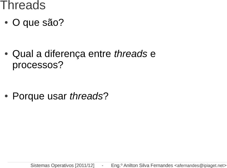 entre threads e