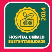 Selo Unimed de Sustentabilidade para Hospitais Lançado pela Unimed do Brasil em 2013 Em sua primeira edição, o selo certificou 40 hospitais Composto por 60 questões, os indicadores percorrem os