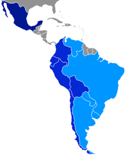 Mercosul/Mercosur: Estados Membros Estados Associados Estado Observador O Mercosul tem como estados associados a Bolívia (1996), Chile (1996), Peru (2003), Colômbia (2004) e Equador (2004).