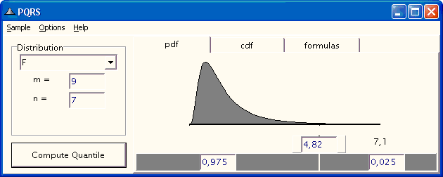 INE 700 - Iferêcia Estatística Testes de Hipóteses 6 Esta variável segue uma distribuição amostral chamada F de Fisher (ou de Sedecor), tratase de uma distribuição assimétrica, que somete pode