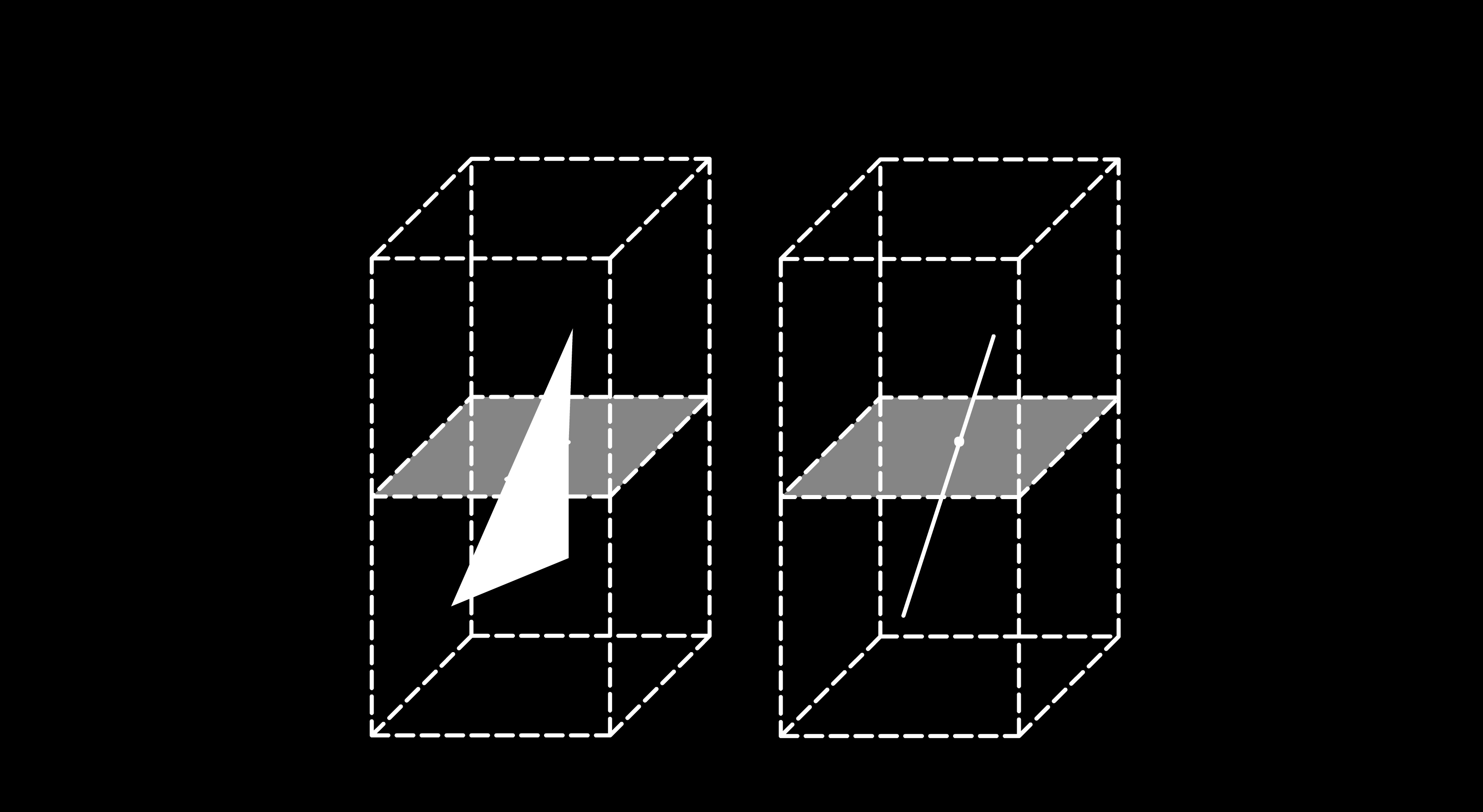 Visualização de seções de corte arbitrárias de malhas não estruturadas 24 Figura 3.8: Ilustração da interseção das primitivas de corte com a face de um elemento. uma das faces do elemento.