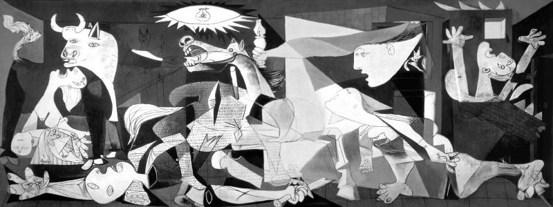 nome Guernica o qual o quadro também passou a ser chamado. Picasso estava revoltado com as atrocidades cometidas naquela região da Espanha.
