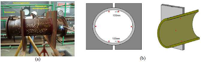 Controle Durante a Soldagem: A circulação do fluido no procedimento Q11 foi realizada com água à temperatura ambiente.