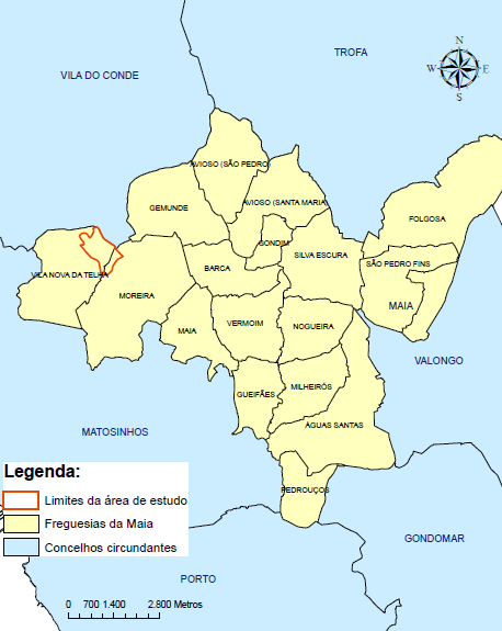 LidadorMaia IDENTIDADE: Zona semi-urbana, caracterizada por moradias de dois pisos com área verde circundante, alguma habitação em altura e pequenos pólos de