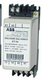 Transdutores analógicos Linhas ET30, ETI50 e ETM50 Linha ET30 Robustez, qualidade e baixo custo Converte os sinais elétricos provenientes de transformadores de potência e transformadores de corrente,