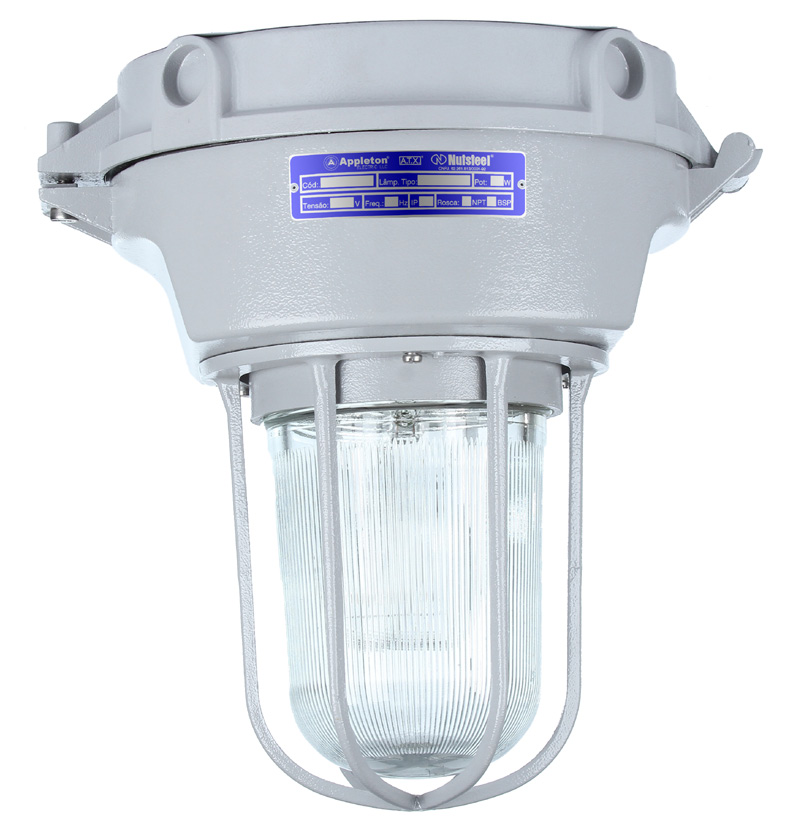 NT8-N Luminária Para Uso Industrial Vapores de Sódio 7 W - W, Mercúrio 8 W - W, Metálico 7 W - W Grau de proteção: IP66 Lighting Lighting: Enclosed and Gasketed rea HID plicação Indicada para