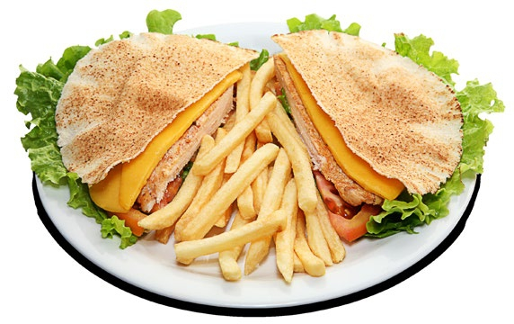 Turbinad Lanche Light Baguete 161 139 Sanduíche com baguete de pão francês c tado no estilo boca de anjo Sanduíche de pão Sírio enrolado, t tado e prensado Rosbife, queijo prato, tomate e azeitona R$