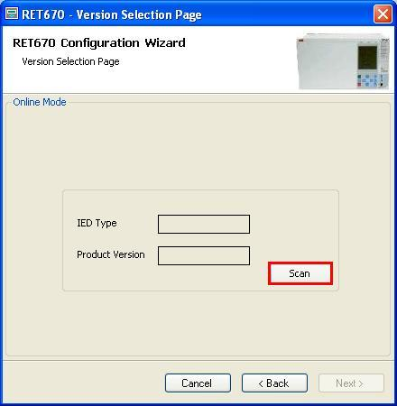 Na tela seguinte o usuário escolhe entre duas opções LAN1 ou Front Port, em seguida deve-se visualizar no próprio relé qual ip está configurado.