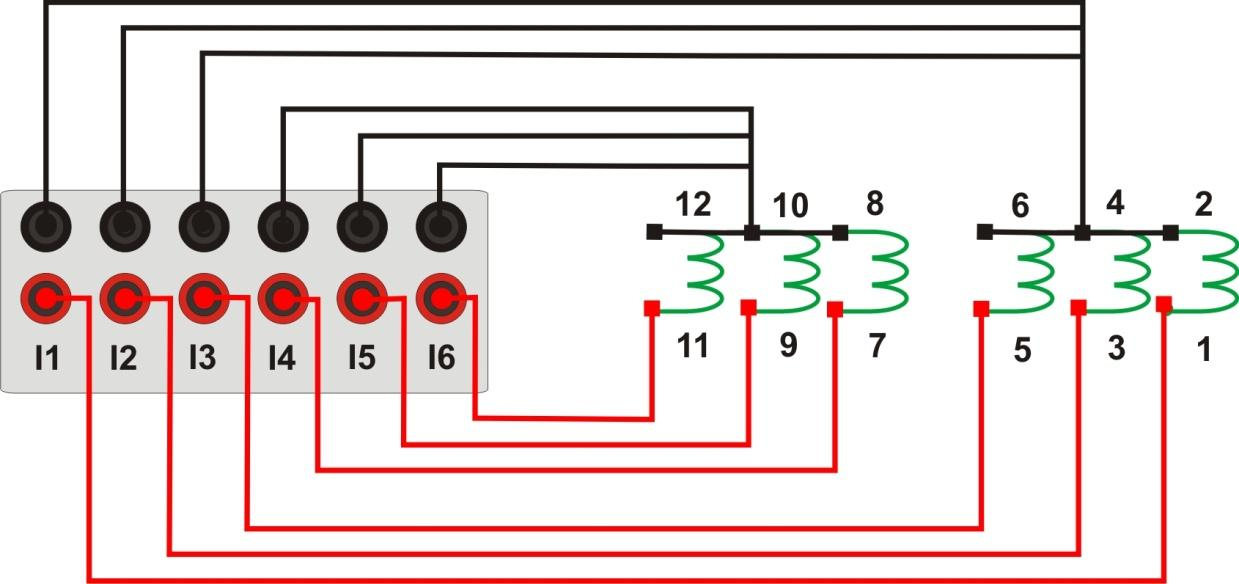 Sequencia para testes do relé RET 670 no software Diferenc 1. Conexão do relé ao CE-600X No apêndice A-1 mostram-se as designações dos terminais do relé. 1.1 Fonte Auxiliar Ligue o positivo (borne vermelho) da Fonte Aux.