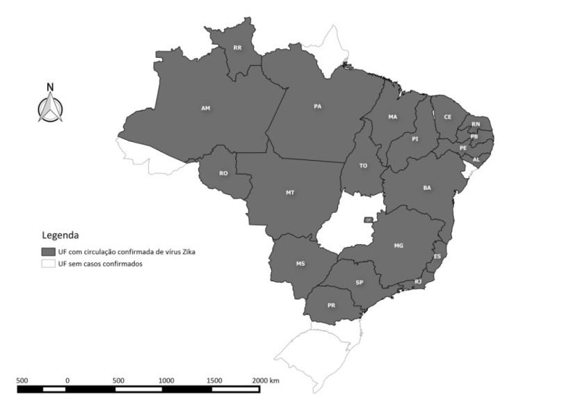Tabela 4 Casos novos de microcefalia notificados por região e SE, Brasil, até a SE 02/2016.