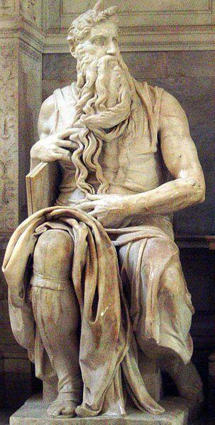 Michelangelo: Moisés 1513 1515. Igreja de São Pedro Acorrentado, Roma.