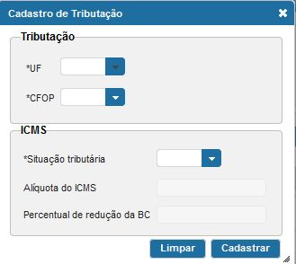 Preencha os campos obrigatórios: Situação