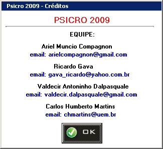 266 Psicro 2009 Programa Computacional para Determinação das Propriedades.